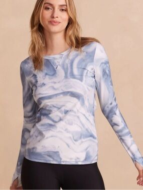 Summersalt The Long Sleeve Pullover in Slate Marble Medium